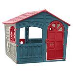 Habitat et Jardin Cabane enfant en plastique   FUN  - 140 x 111 x 115 cm - Bleu
