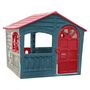 Voir la diapositive 1 : Habitat et Jardin Cabane enfant en plastique   FUN  - 140 x 111 x 115 cm - Bleu
