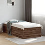 Voir la diapositive 1 : VIDAXL Cadre de lit sans matelas chene marron 100x200 cm