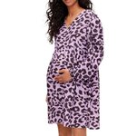MAMALICIOUS Robe D'allaitement e/Violette Femme Mamalicious Tess. Coloris disponibles : Noir