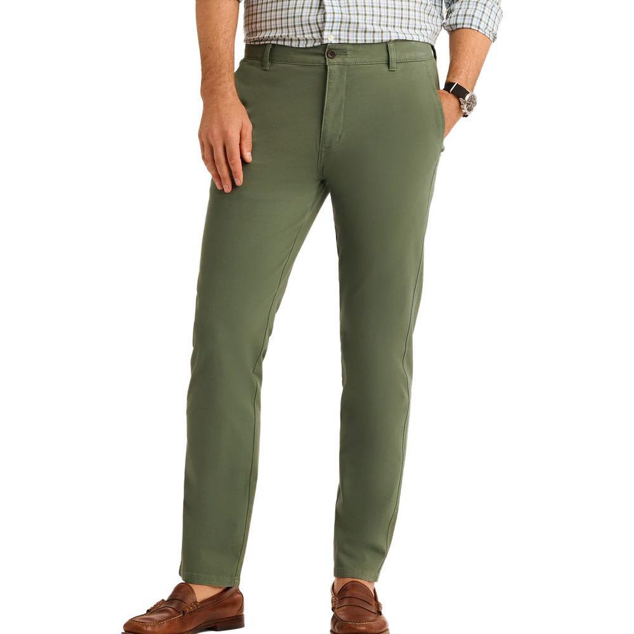 DOCKERS Pantalon Kaki Homme Dockers A4264. Coloris disponibles : Vert