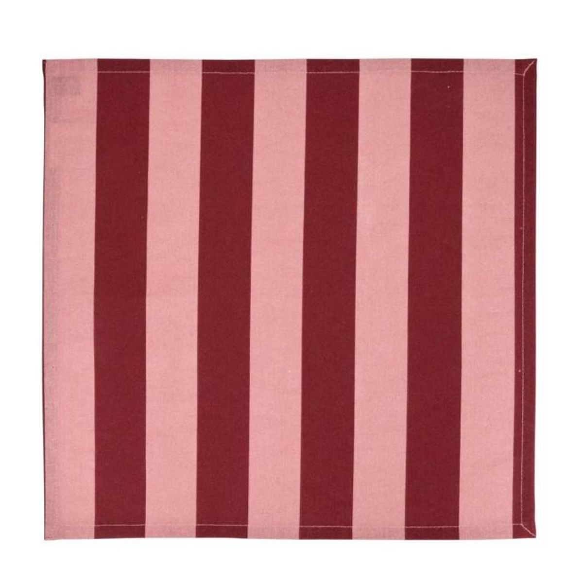 ATMOSPHERA Lot de 4 Serviettes de Table  Chéri  40x40cm Rouge