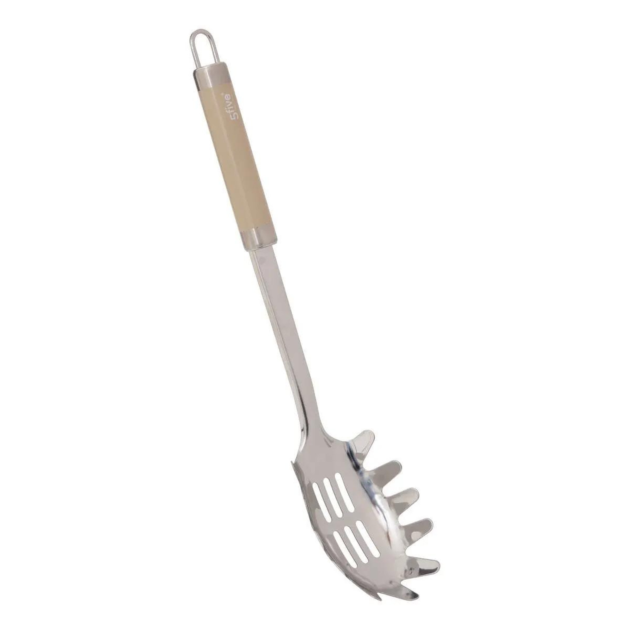 FIVE Cuillère à pâtes en inox  solstice  31cm beige
