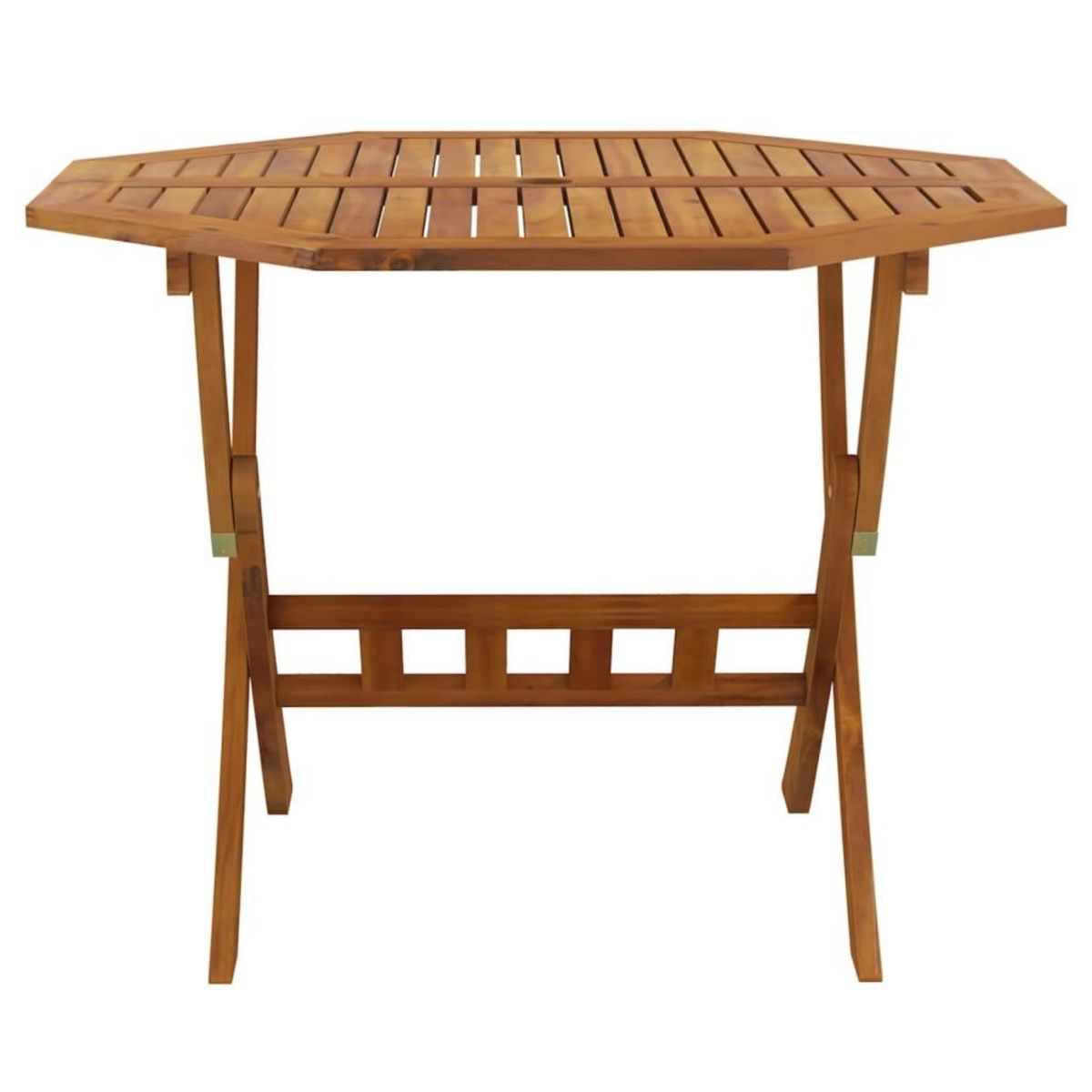 VIDAXL Table pliable de jardin 90x75 cm Bois d'acacia solide