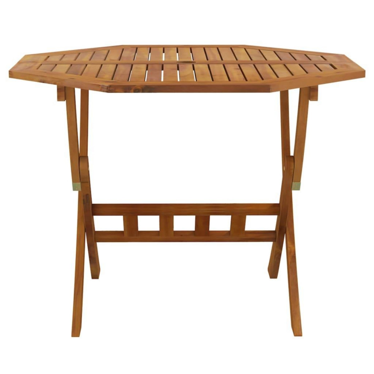 VIDAXL Table pliable de jardin 90x75 cm Bois d'acacia solide