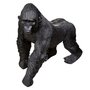  Statuette Déco  Gorille en Mouvement  22cm Noir