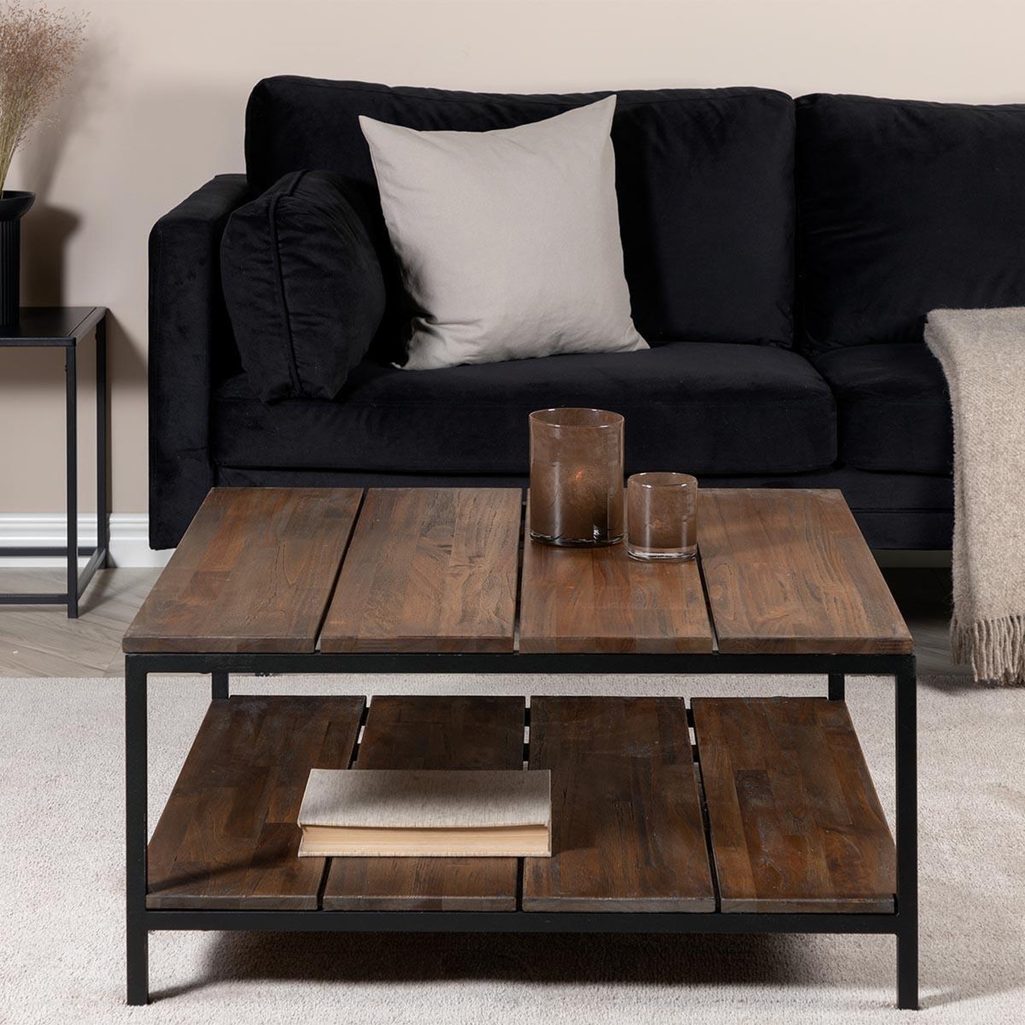 Voir la diapositive 5 : Paris Prix Table basse en teck  padang  80cm naturel