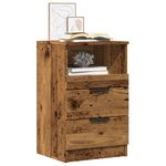 VIDAXL Table de chevet vieux bois 40x36x65 cm bois d'ingenierie