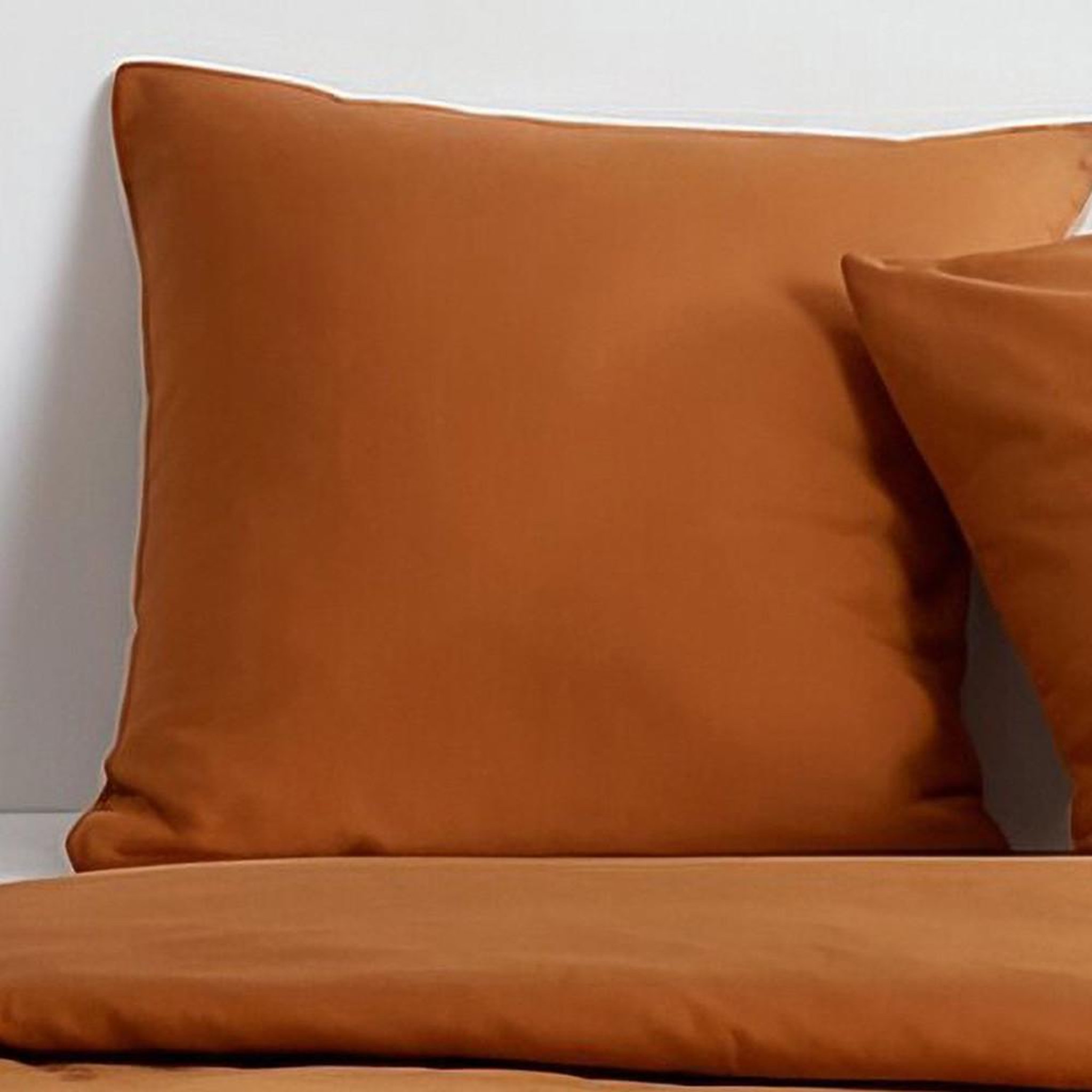 Voir la diapositive 2 : Today Parure de lit - TODAY - Essential - 2 personnes - 220 x 240 cm - Effet lavé caramel