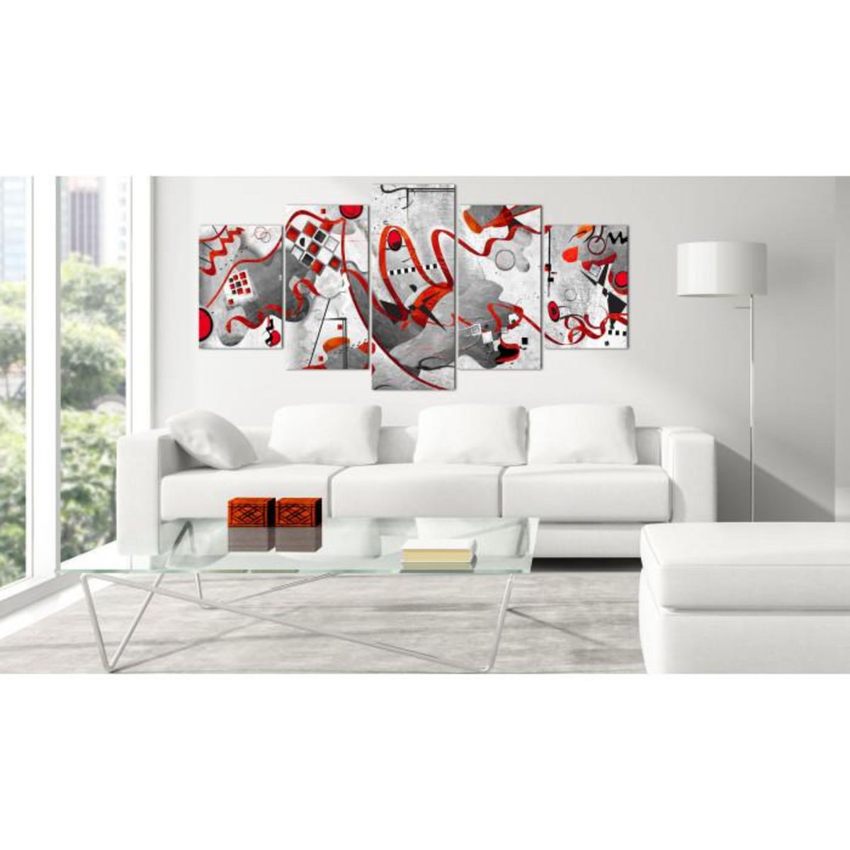 Paris Prix Tableau Imprimé 5 Panneaux  Between Waves Wide