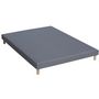 Voir la diapositive 5 : IDLITERIE Ensemble Matelas Ressort 7 zones H.28cm + Sommier Fabriqué en France MAX