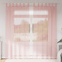 Voir la diapositive 1 : VIDAXL Rideaux en voile avec passe-tringles 2 pcs rose