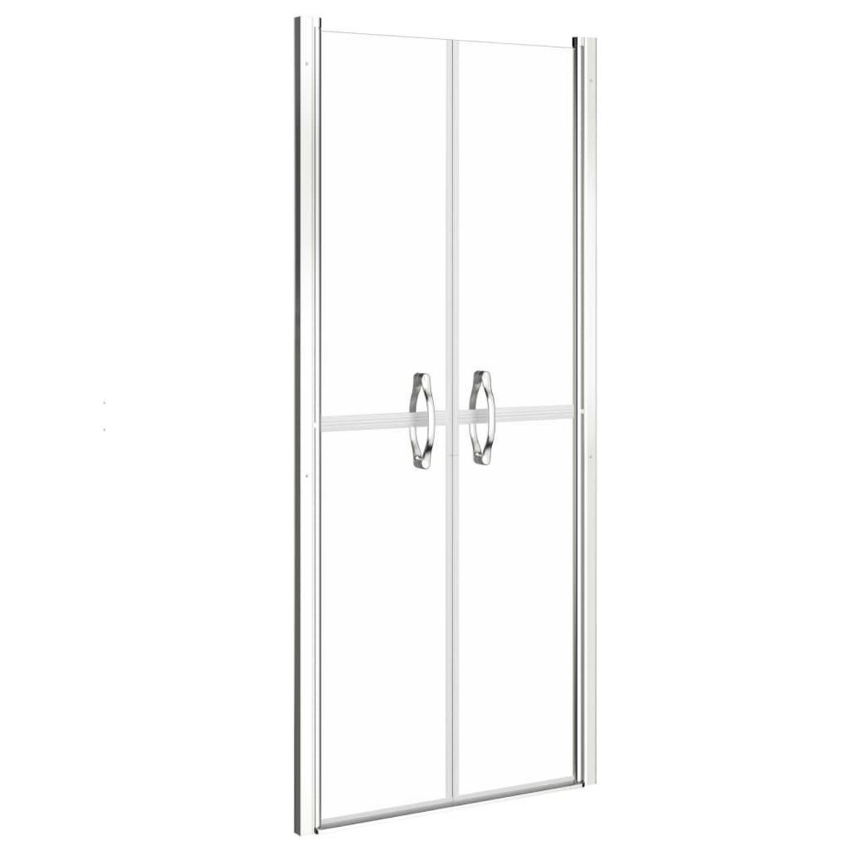 VIDAXL Porte de douche ESG transparent 86x190 cm