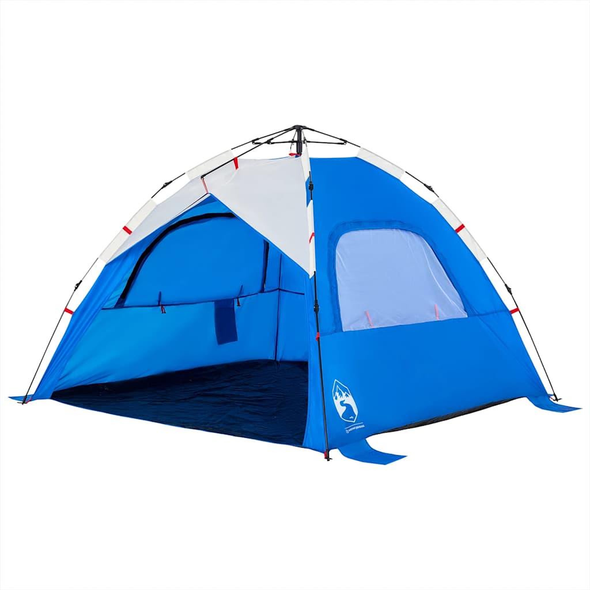 Voir la diapositive 4 : VIDAXL Tente de plage 3 personnes liberation rapide impermeable