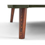 Voir la diapositive 3 : LISA DESIGN Ostrava - canapé droit 2 places en velours pieds en bois