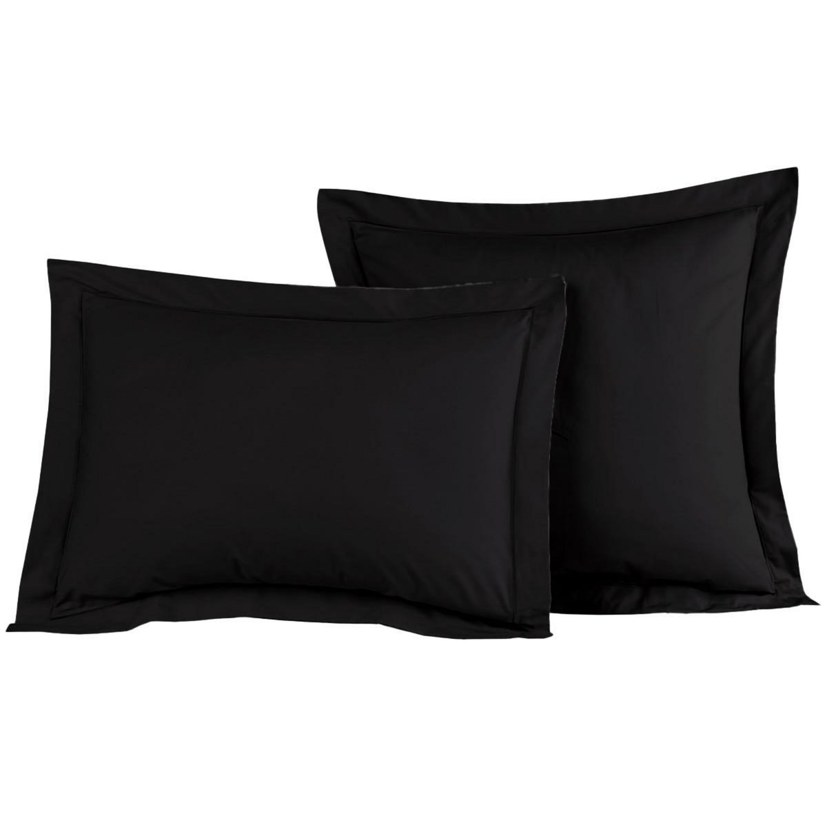 Sensei Maison Lot de 2 taies d'oreiller en percale de coton SOFT PERCALE