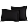 Voir la diapositive 2 : Sensei Maison Lot de 2 taies d'oreiller en percale de coton SOFT PERCALE