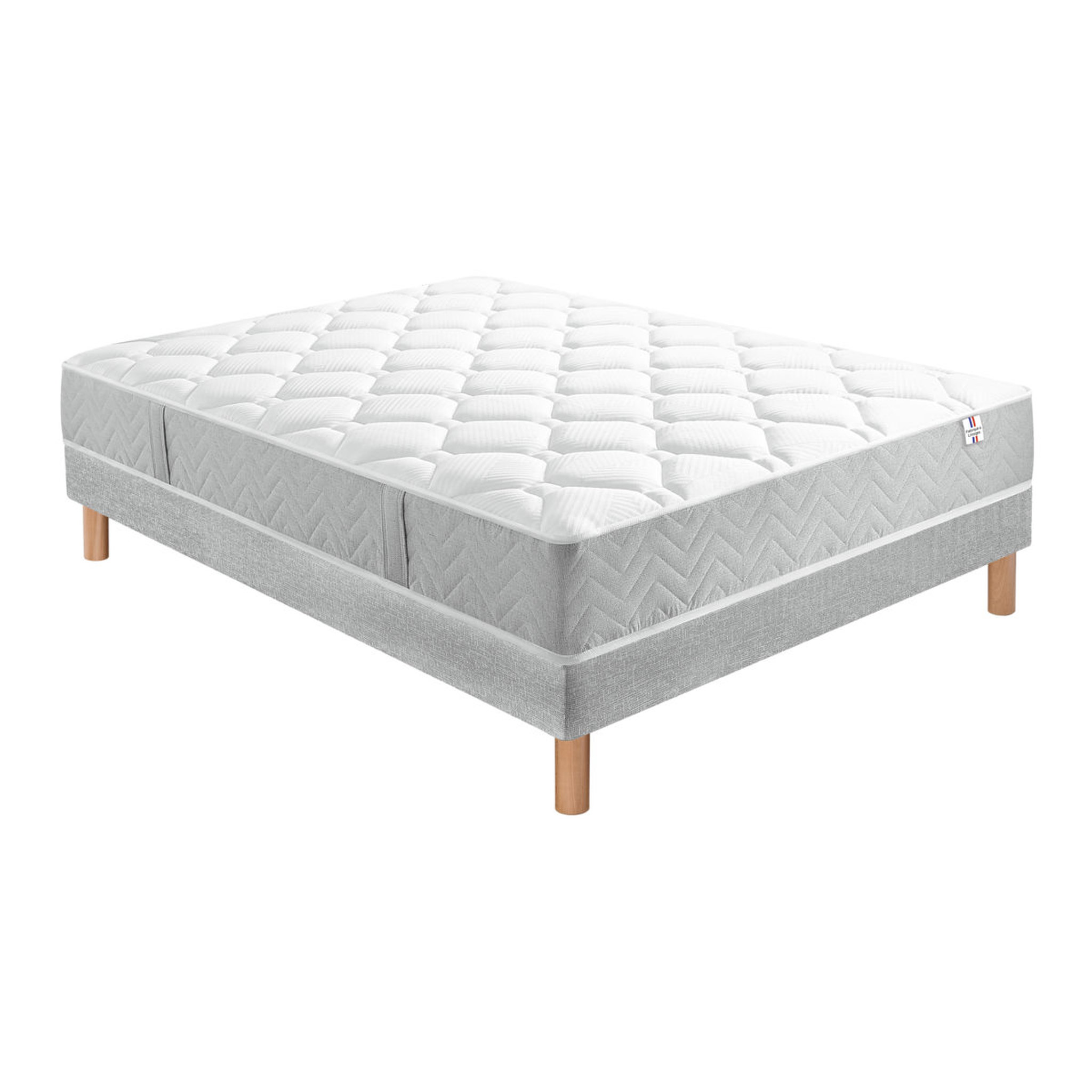 Voir la diapositive 4 : Matelas ressorts ensachés 140x190 cm LUBERON