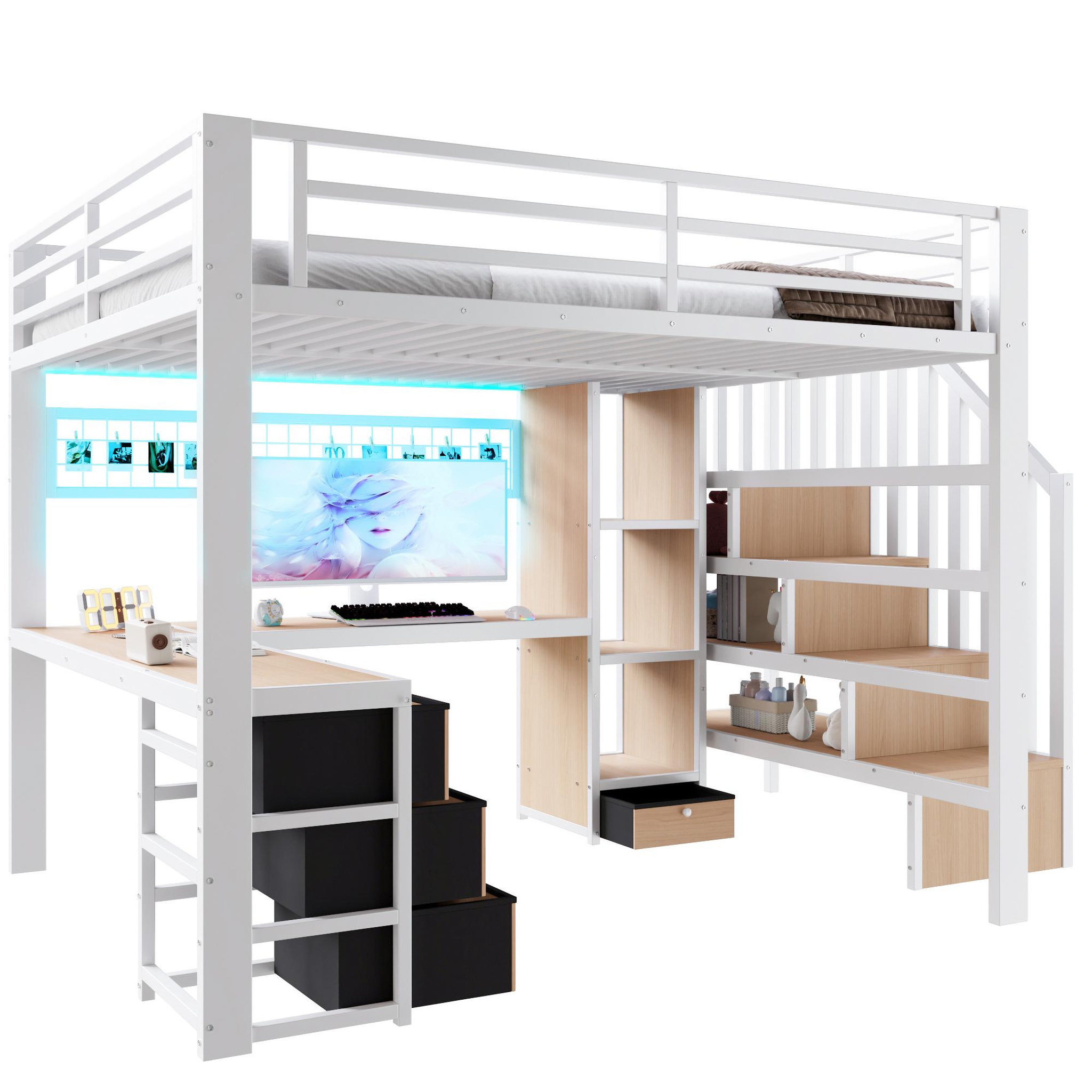 Voir la diapositive 1 : MERAX Lit mezzanine