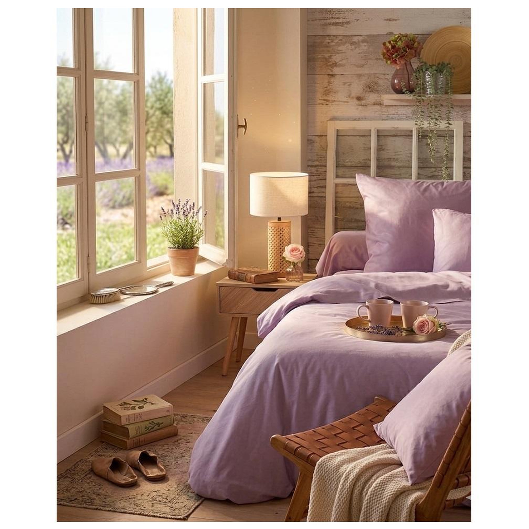 Voir la diapositive 5 : Eden Drap housse percale en coton nuage