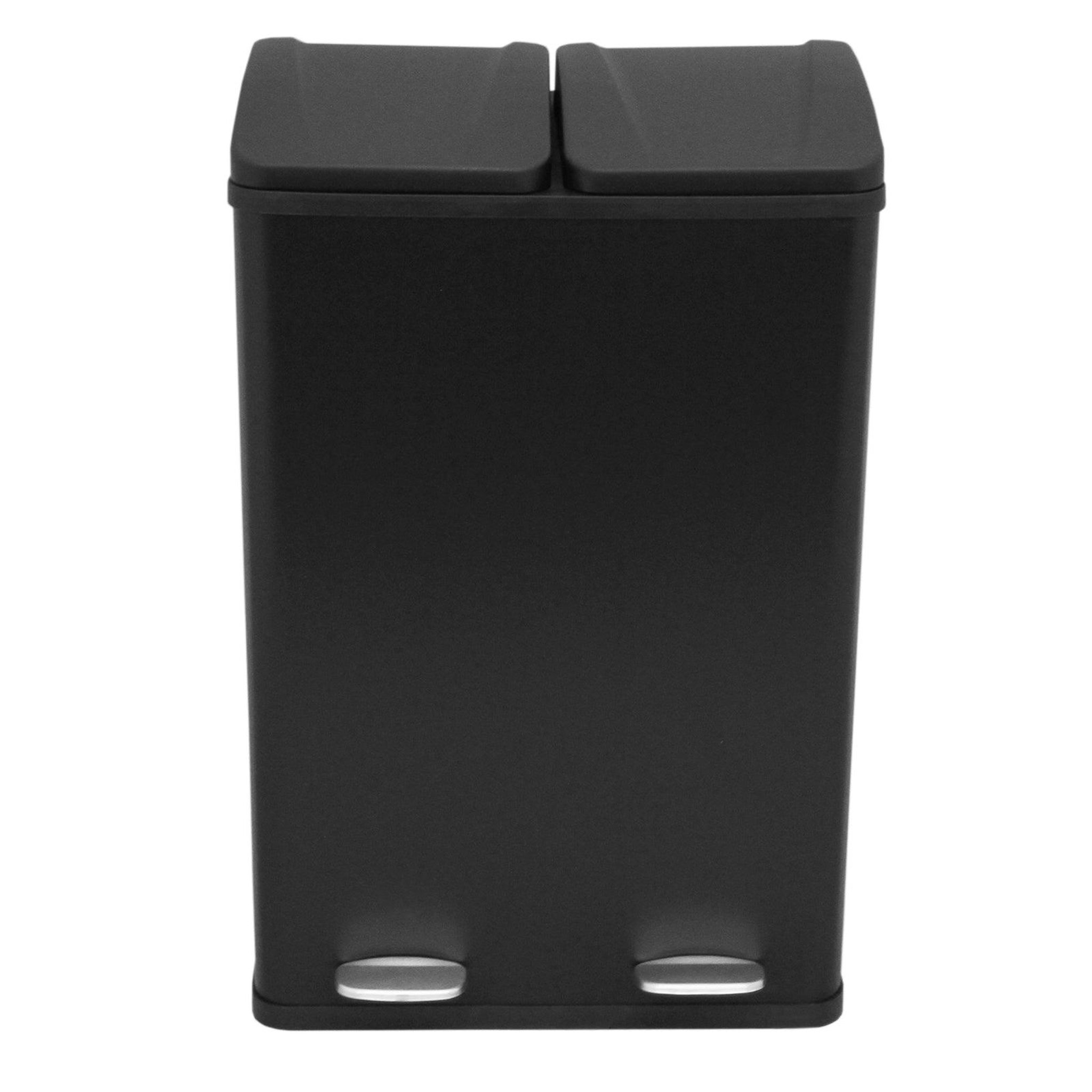 Voir la diapositive 3 : Monster Poubelle de Recyclage à Double Bac 60L