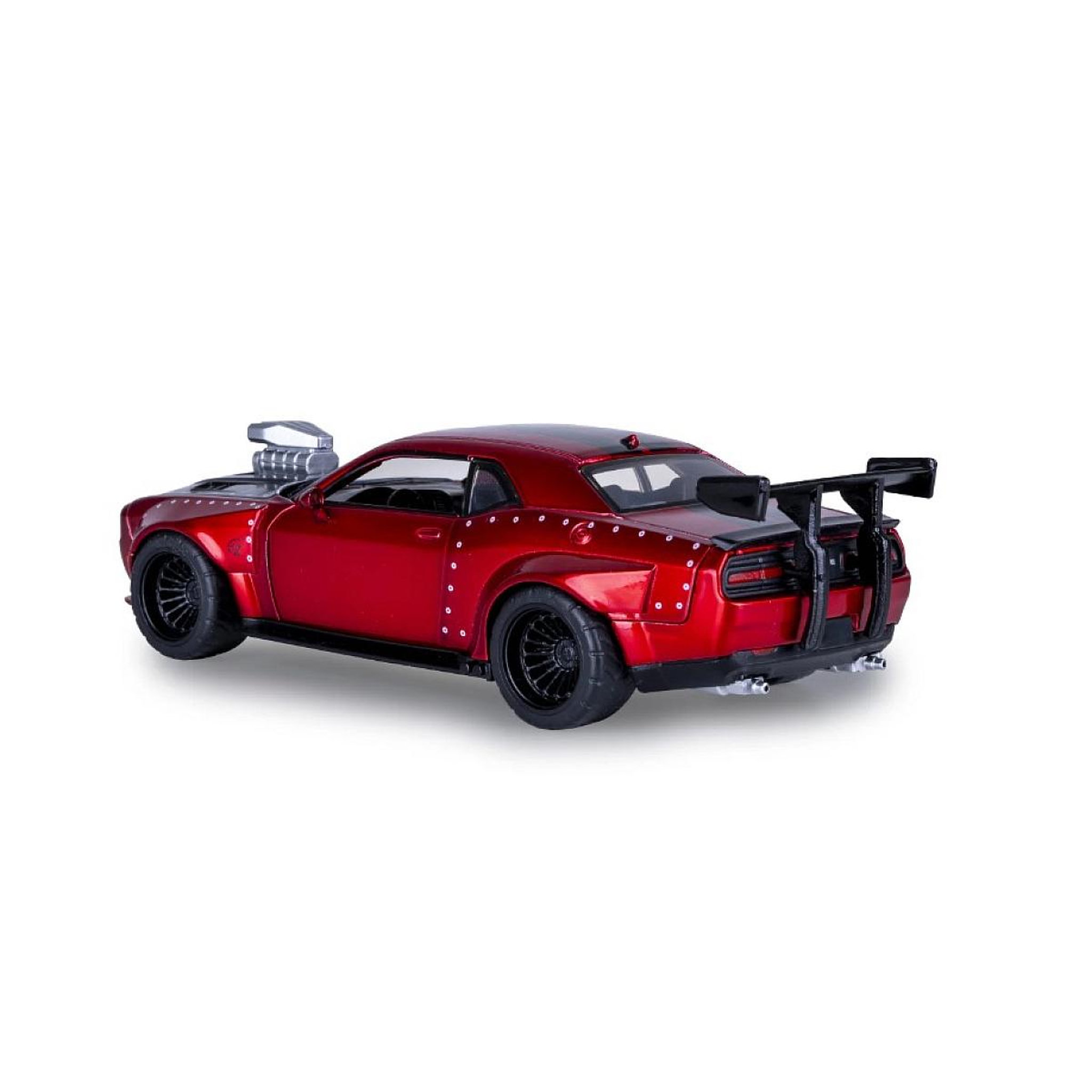 Voir la diapositive 3 : Jamara Dodge Challenger SRT Jailbreak miniature 1:36 rouge 2en1