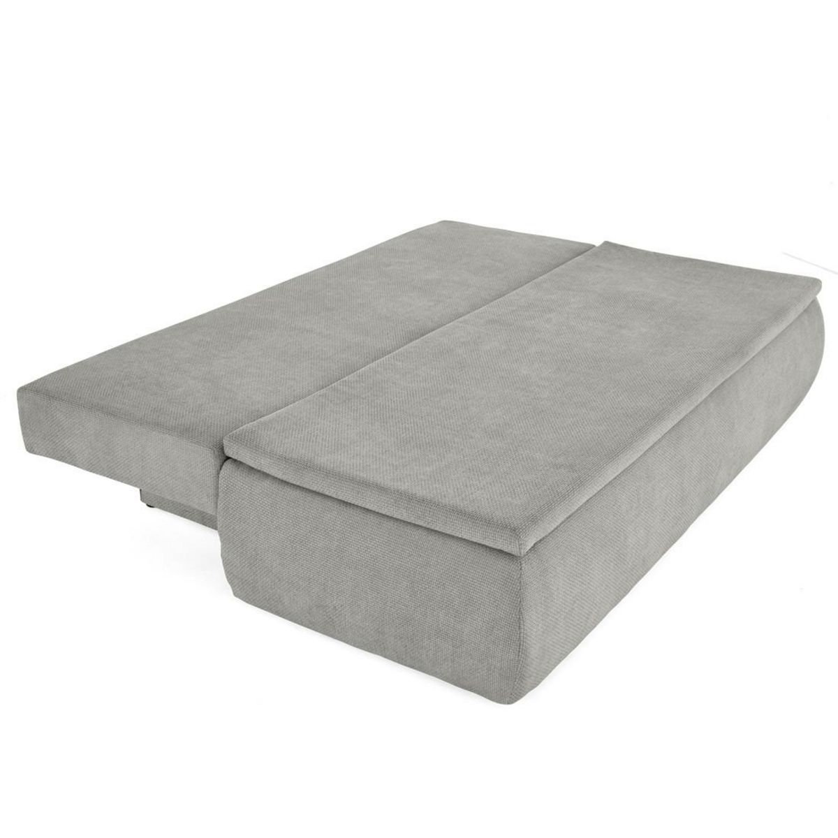 BEST MOBILIER Kurt - canapé 3 places convertible avec coffre en velours texturé