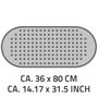 Voir la diapositive 5 : RIDDER RIDDER Tapis antiderapant de bain Action Gris