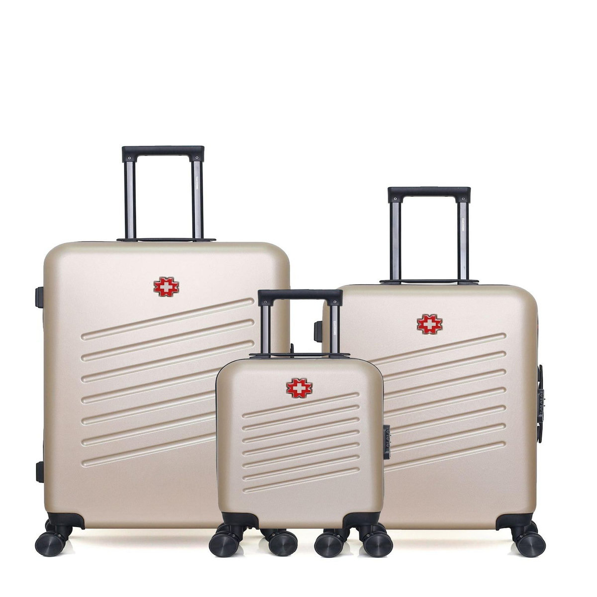 SWISS KOPPER SWISS KOPPER - LOT DE 3 - Valises grand format, weekend et cabine XXS ZURICH