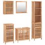 Voir la diapositive 2 : VIDAXL Ensemble de meubles de salle de bain 5 pcs bois massif de noyer