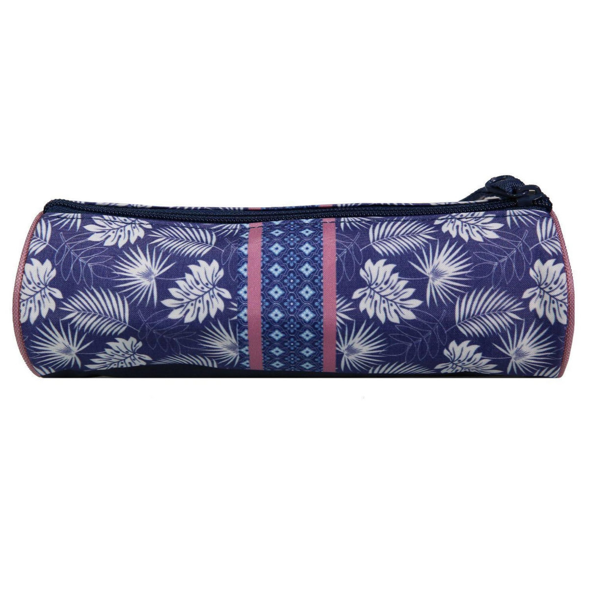 Bagtrotter BAGTROTTER Trousse scolaire ronde Offshore Bleu