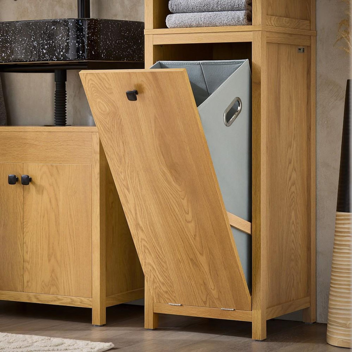 SOBUY SoBuy - Colonne De Salle De Bain à une porte - Nordique - BZR95