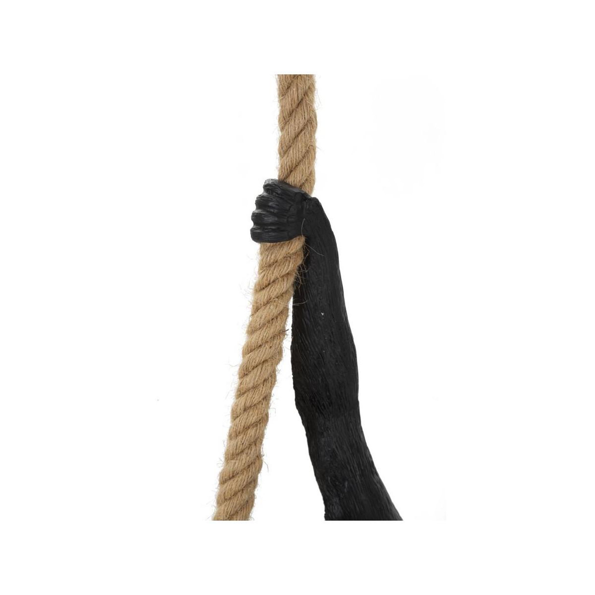 Voir la diapositive 4 : Paris Prix Lampe Suspension en Résine  Singe  60cm Noir