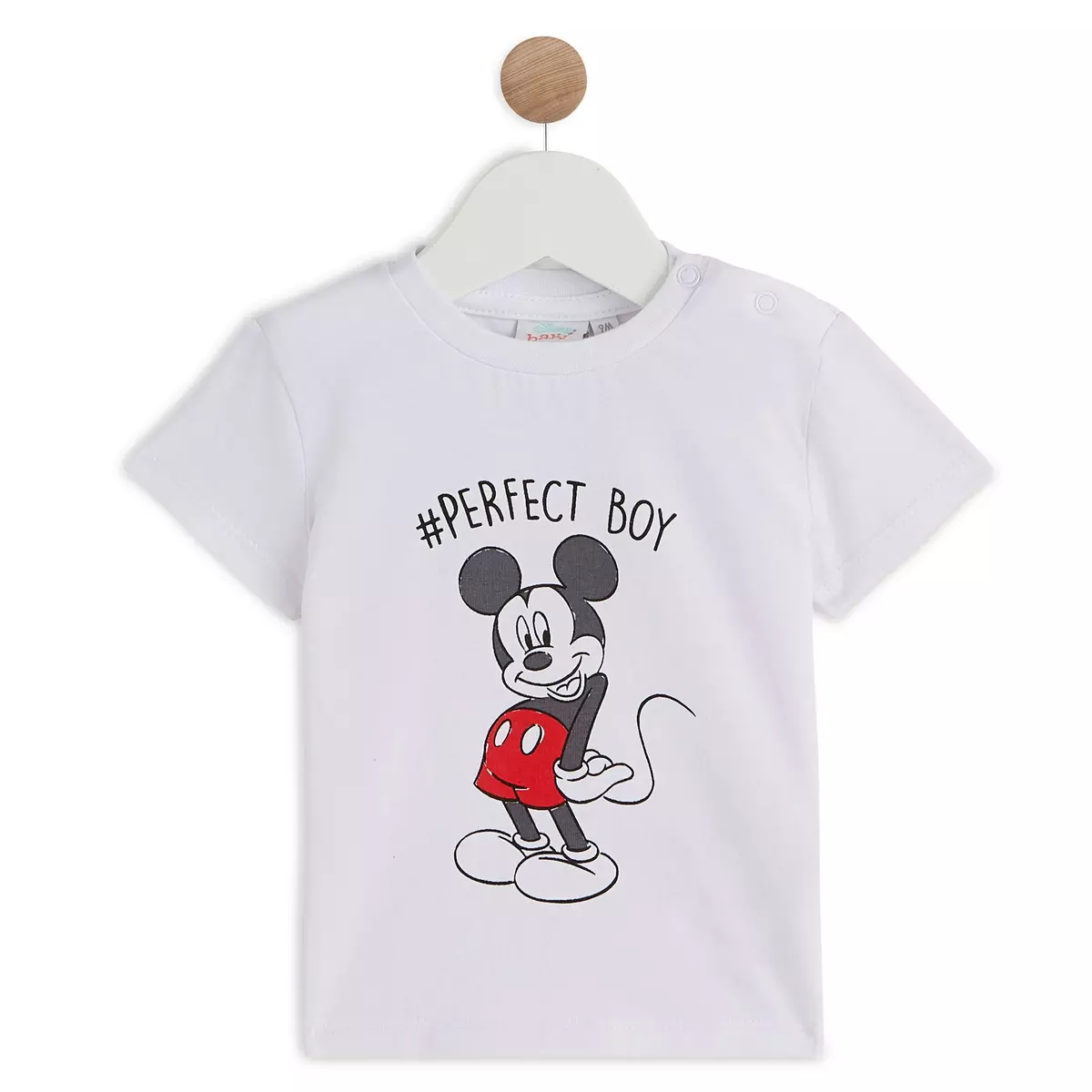 MICKEY T-shirt manches courtes "Perfect boy" bébé garçon