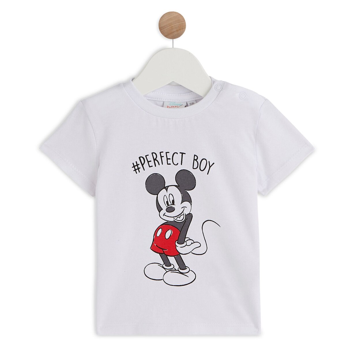 MICKEY T-shirt manches courtes "Perfect boy" bébé garçon