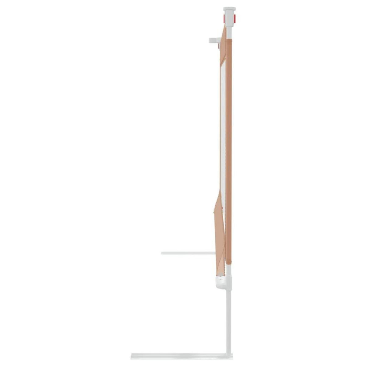 VIDAXL Barriere de securite de lit d'enfant Taupe 180x25 cm Tissu