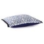 Voir la diapositive 2 : Coussin déco déhoussable rectangle en coton motifs imprimé