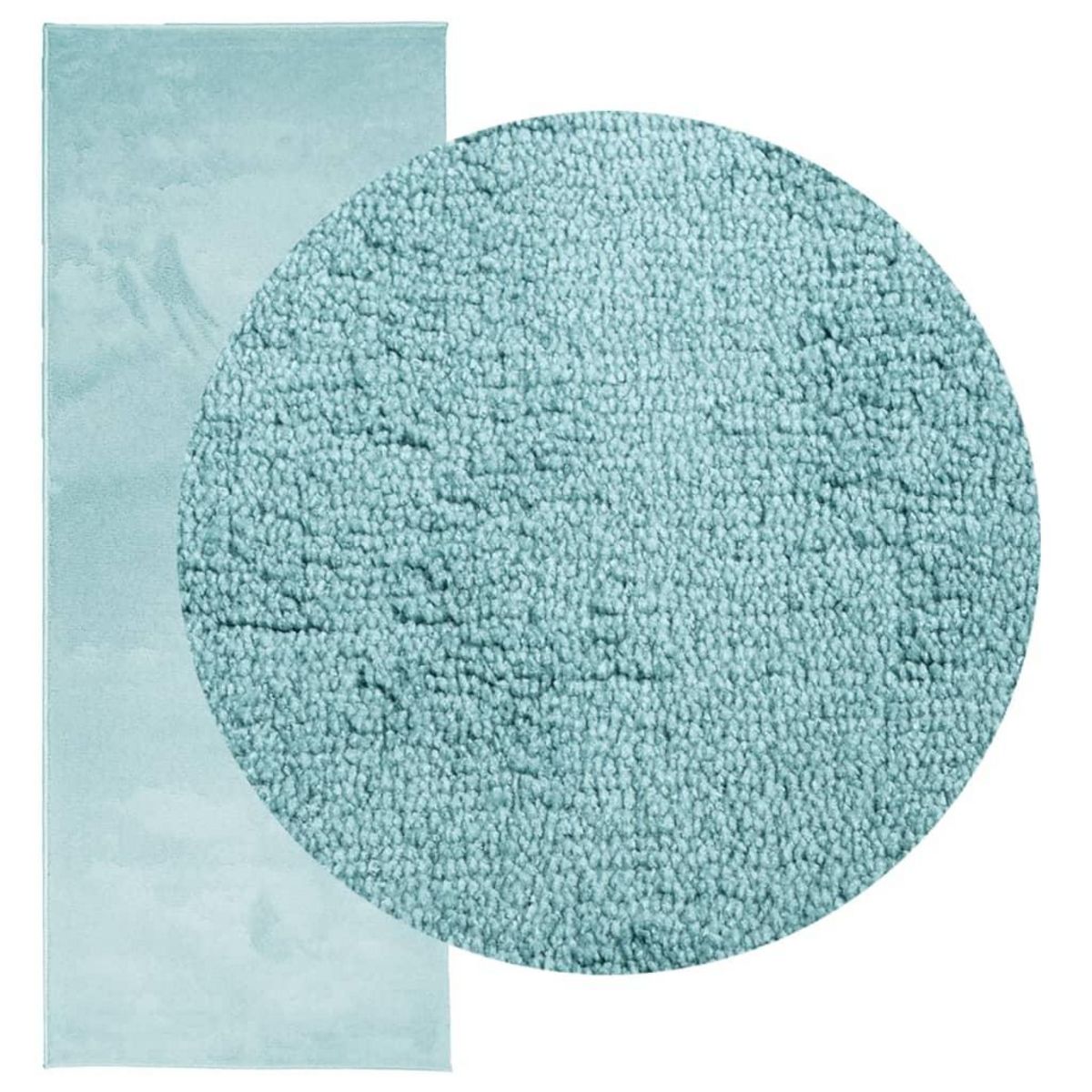 VIDAXL Tapis OVIEDO a poils courts vert 80x200 cm