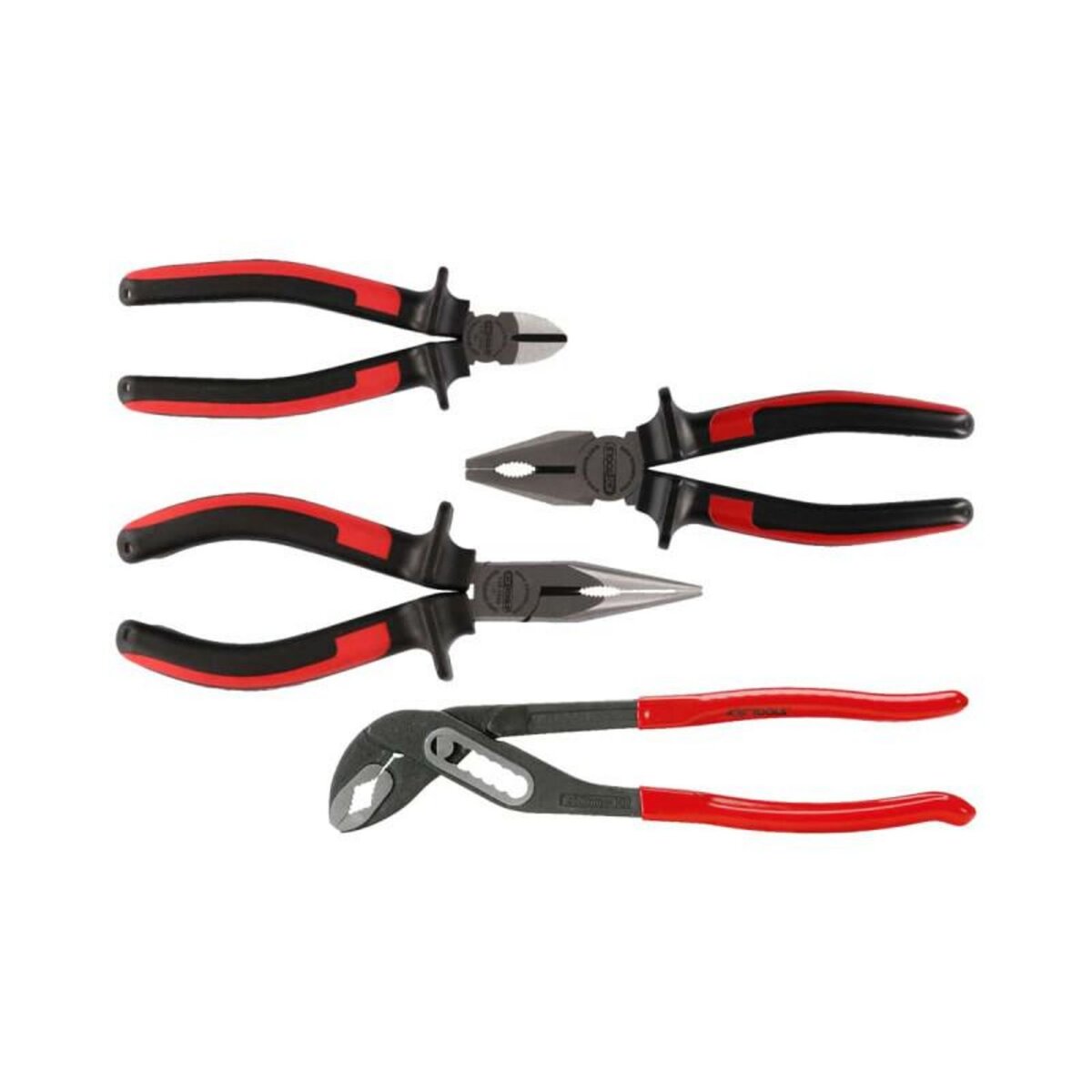 Ks Tools Jeu de pinces KS TOOLS Ergotorque - 4 pcs - 115.1004