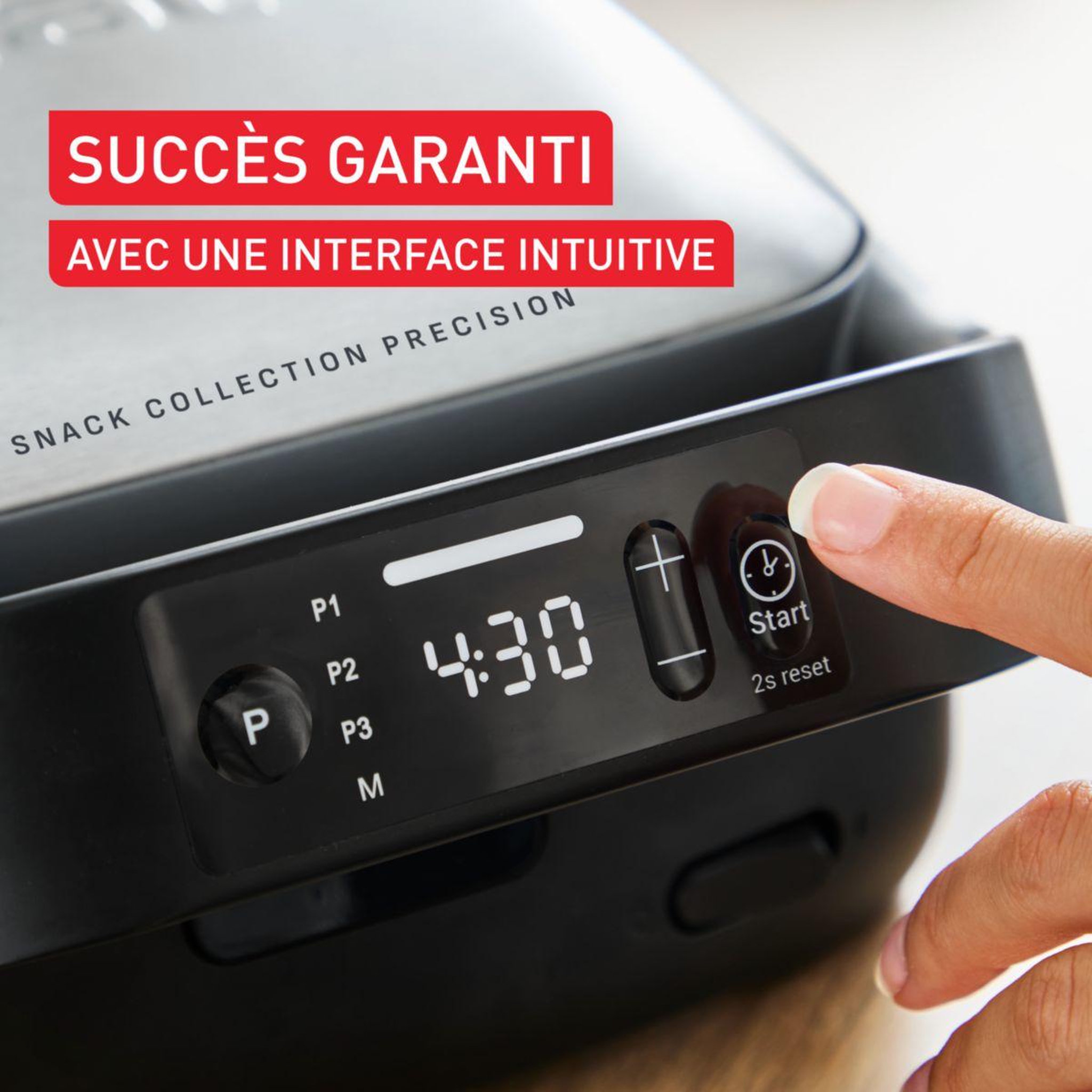 Voir la diapositive 5 : TEFAL Gaufrier, croque monsieur SW873BF0 snack collection