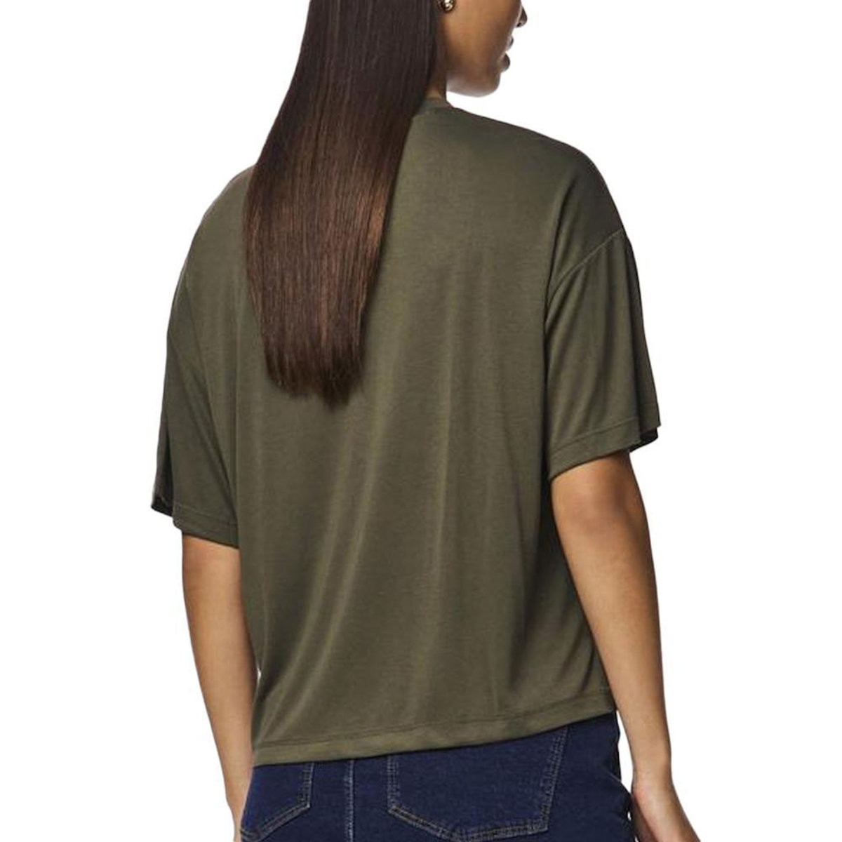 Pieces T-Shirt Kaki Femme Pieces Nora