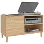 Voir la diapositive 4 : VIDAXL Armoire a disques chene sonoma 84,5x38x48 cm bois d'ingenierie