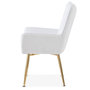 Voir la diapositive 3 : Paris Prix Fauteuil Scandinave Bouclette  Dolna  100cm Blanc