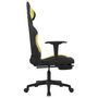Voir la diapositive 4 : VIDAXL Chaise de jeu avec repose-pied Noir et vert clair