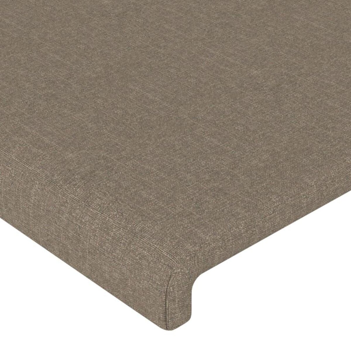 VIDAXL Tete de lit a LED Taupe 100x5x78/88 cm Tissu