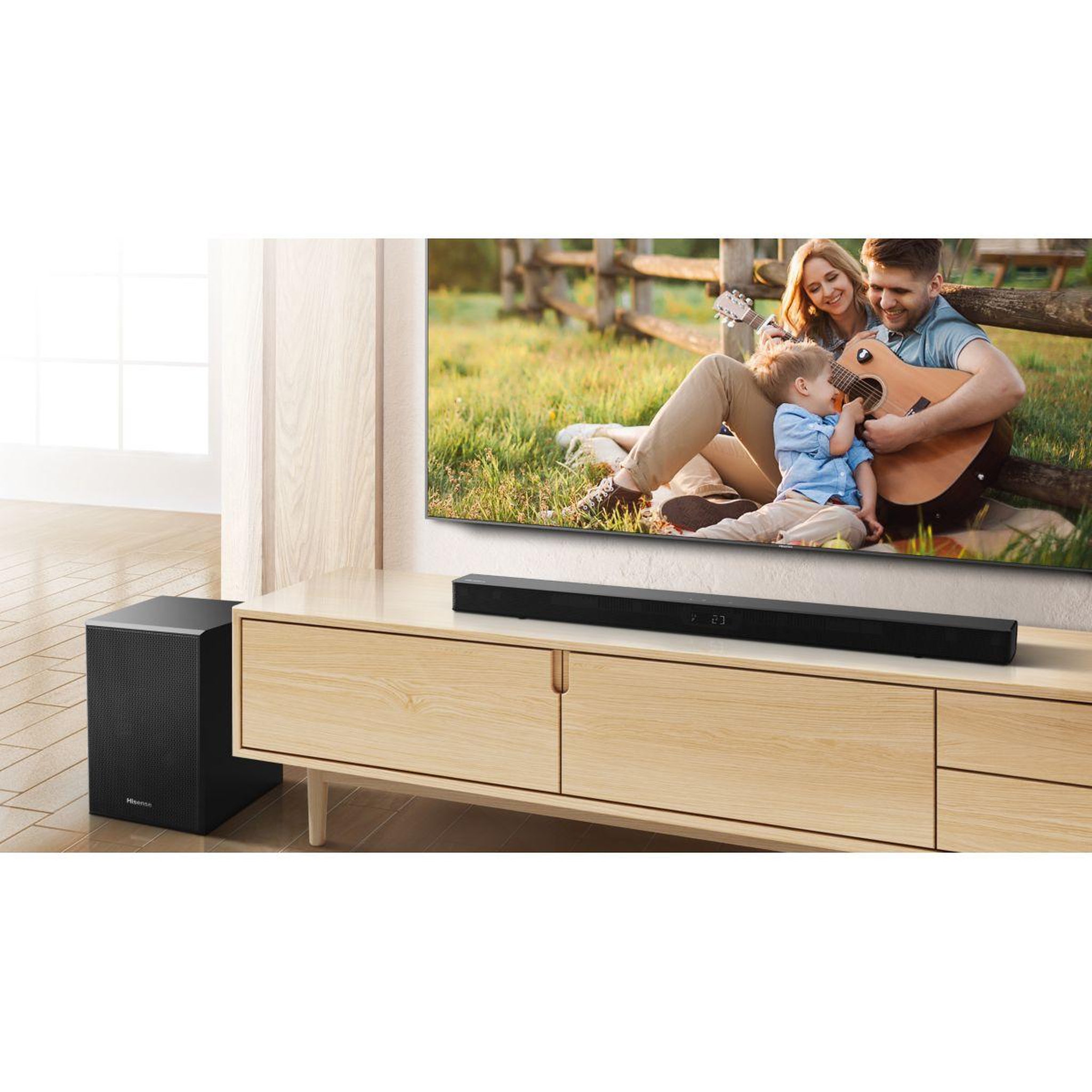 Voir la diapositive 3 : Hisense Barre de son AX2107G