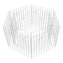 Voir la diapositive 2 : VIDAXL Lit sureleve a gabion hexagonale 100 x 90 x 50 cm