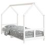 Voir la diapositive 2 : VIDAXL Cadre de lit pour enfants blanc 80x200 cm bois de pin massif