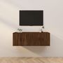 Voir la diapositive 1 : VIDAXL Meubles TV muraux 2 pcs chene marron 57x34,5x40 cm