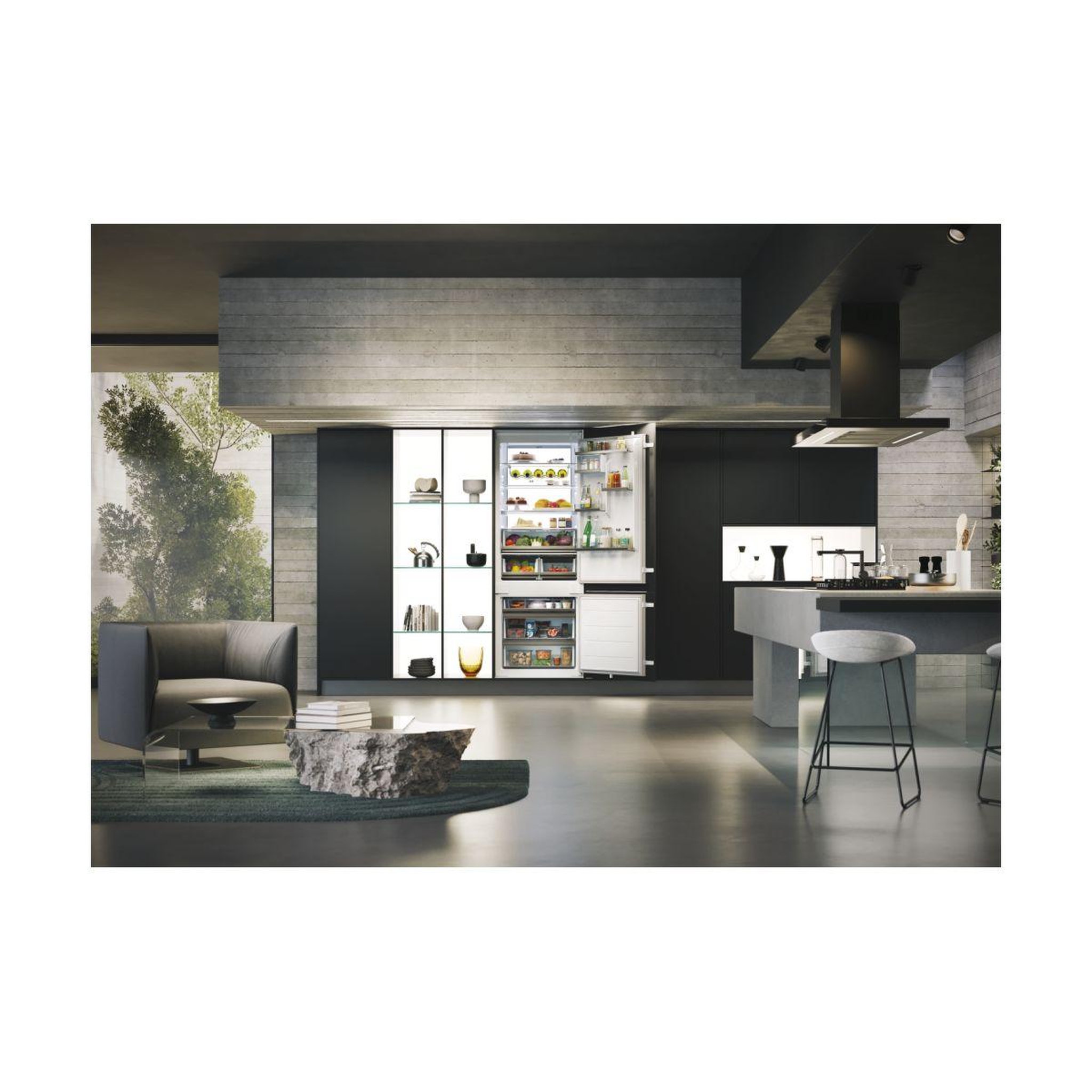 Voir la diapositive 3 : HAIER Réfrigérateur combiné encastrable hbw7719c